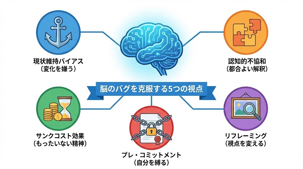 脳のバグを克服する5つの視点