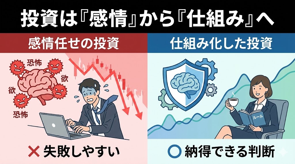 投資は「感情」から「仕組み」へ