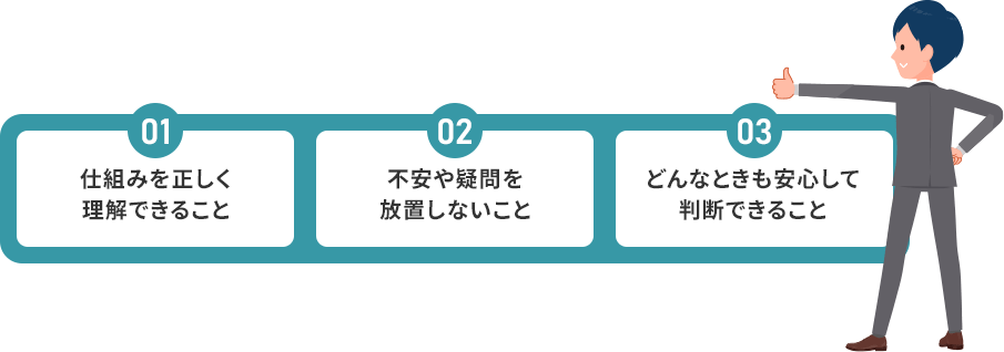 3つの仕組み